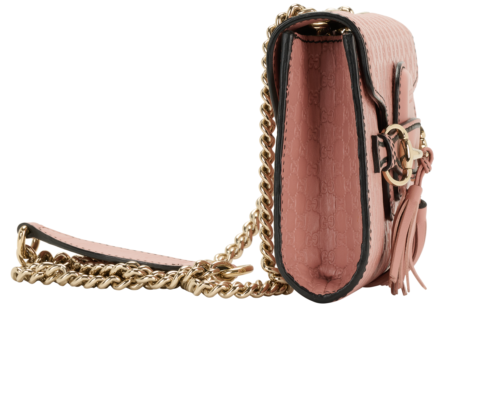 Mini Emily, &pound;450, Handbags, Pink, Leather, Side view